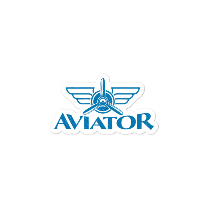 Blue Aviator Stickers - Image 2